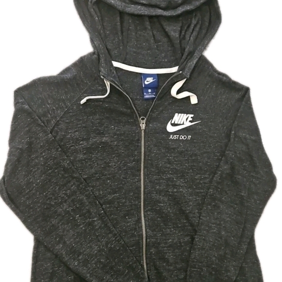 Nike Hoodie Men L /Women XL Gray Y2k Boho Cottage Grunge Normcore[1C] - Picture 15 of 16